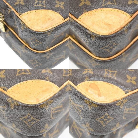 LOUIS VUITTON Amazon Shoulder Bag Monogram Leather Brown M45236 30TA041 - Picture 7 of 15